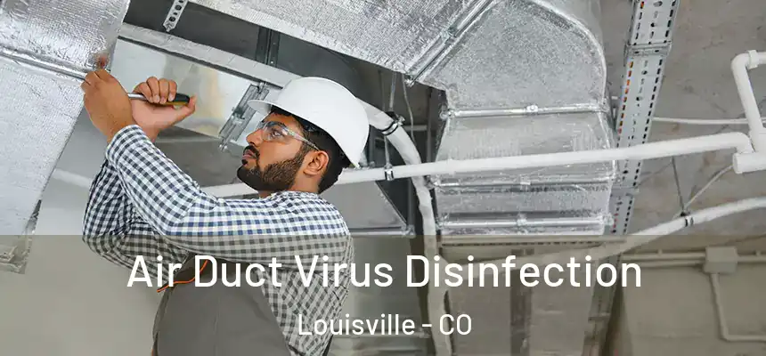  Air Duct Virus Disinfection Louisville - CO