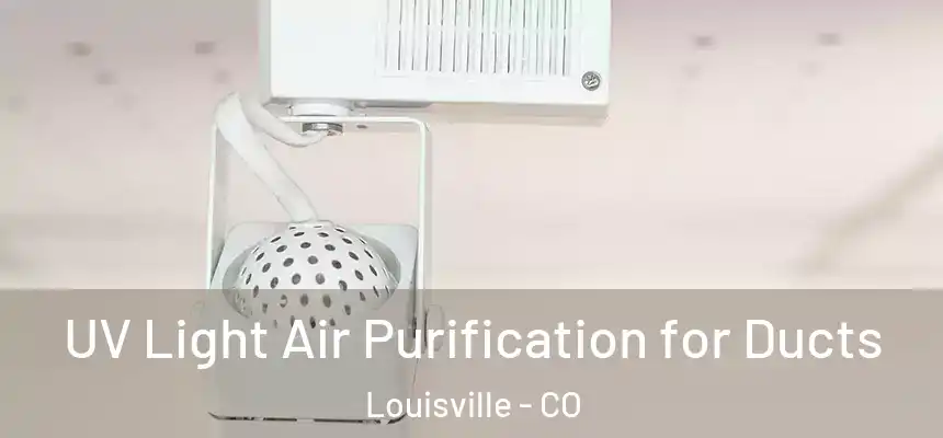  UV Light Air Purification for Ducts Louisville - CO